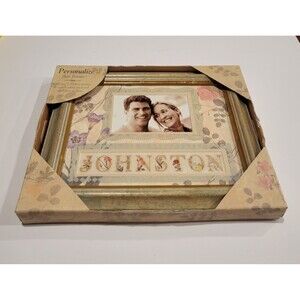 K & Company Antiquity “Frame A Name” Picture Frame With Alphabet Stickers